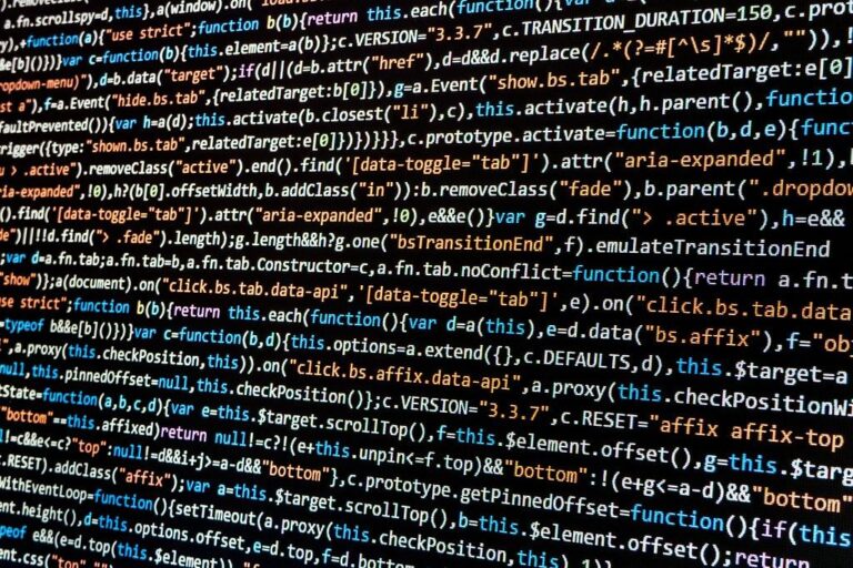 WordPress website development on screen