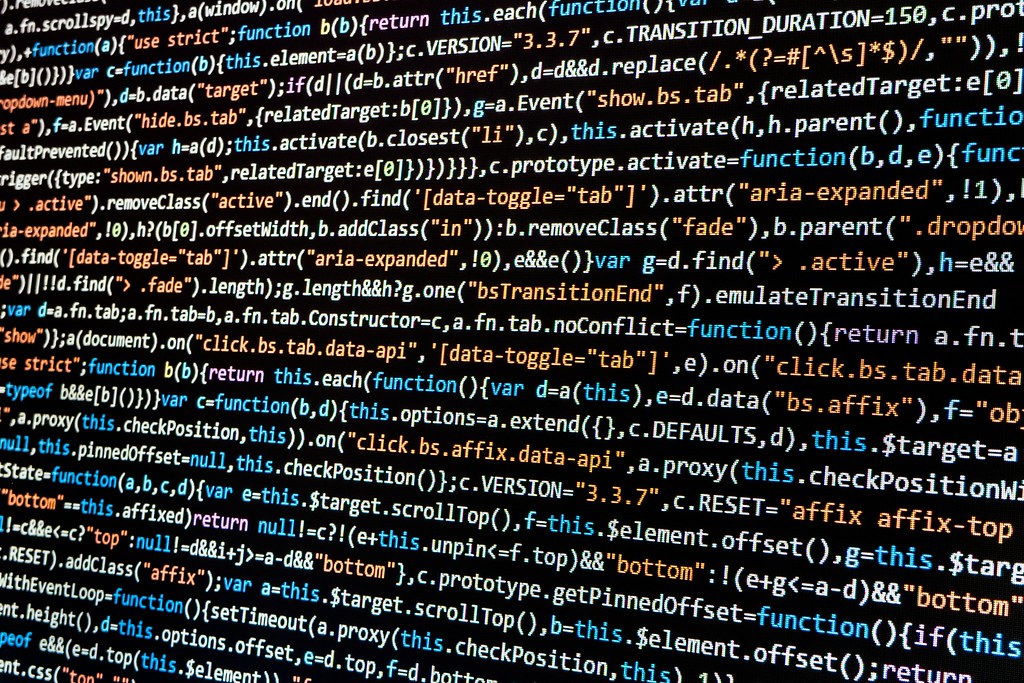 WordPress website development on screen